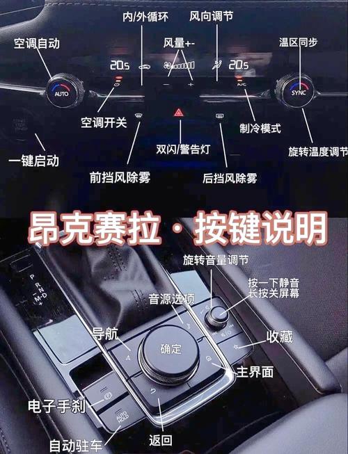 马自达3星骋按键说明／马自达3星骋隐藏功能指导