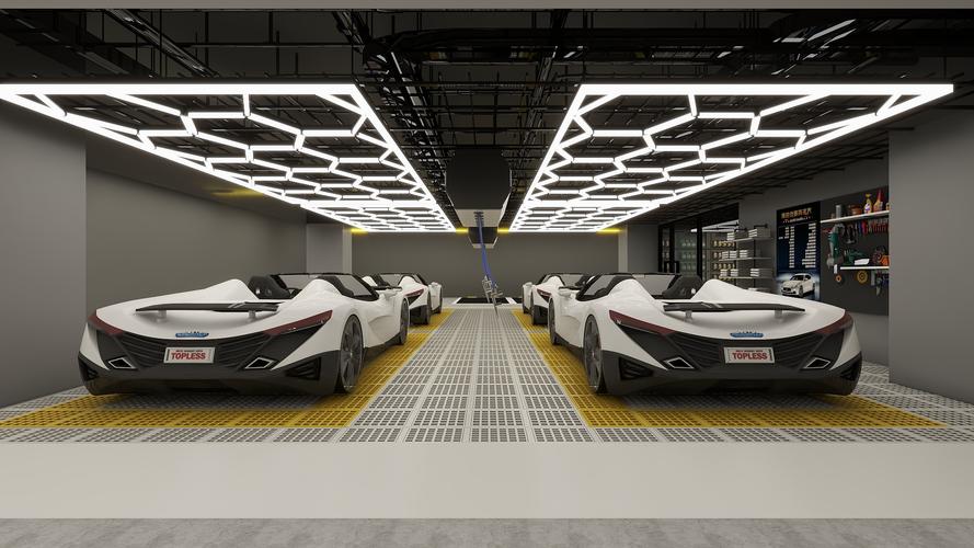 洗车店装修效果图 洗车店装修风格 效果图